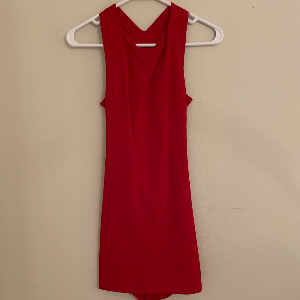 Amanda Uprichard Red Mini Dress